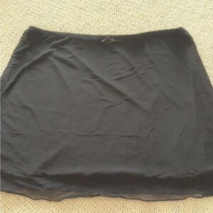 Brandy Melville Black Mini Skirt